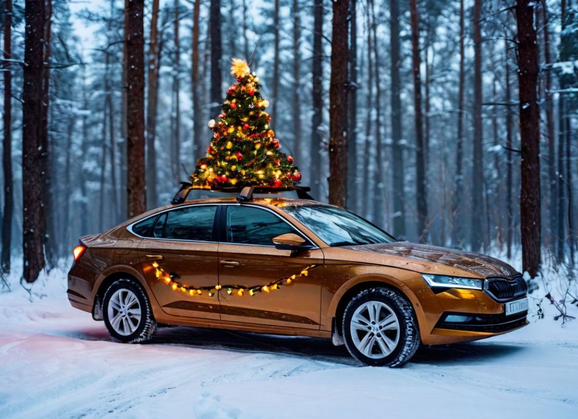 За какие новогодние украшения водителя могут оштрафовать