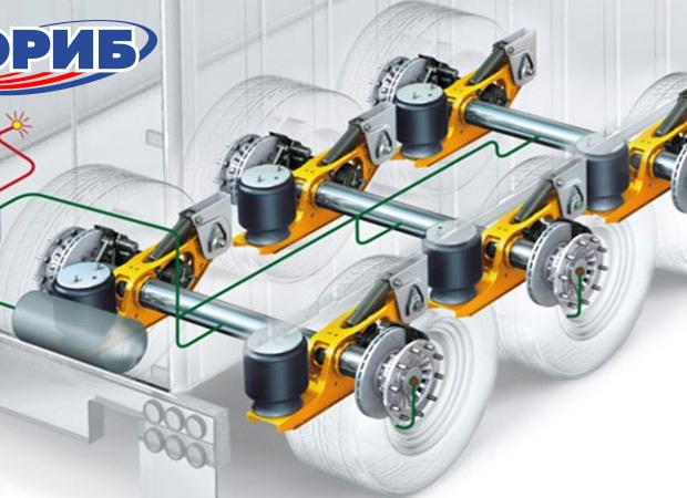 Как устроена тормозная система грузового автомобиля и полуприцепа?Как правильно пользоваться горным тормозом?