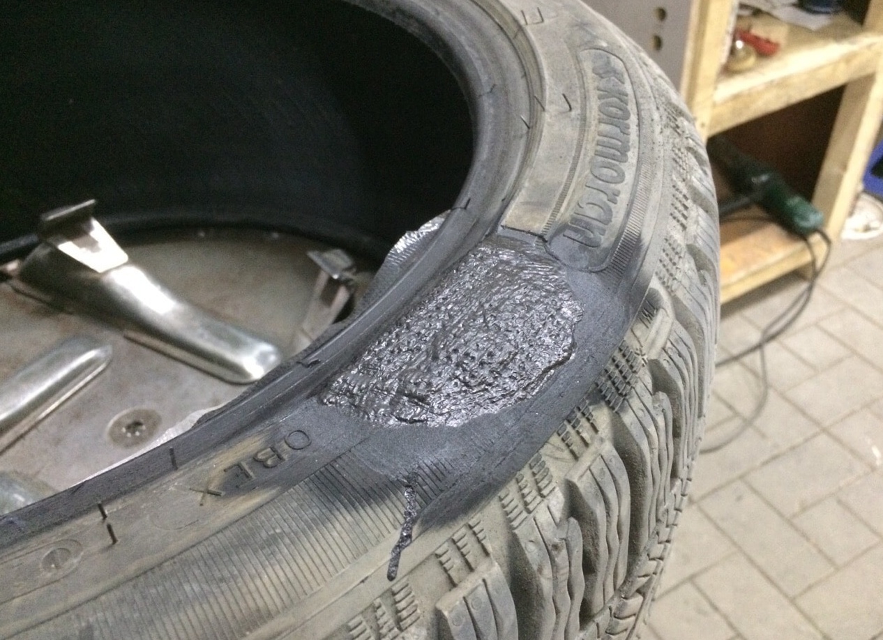 Боковой порез на колесе тягача или полуприцепа.Работодатели взыскивают с водителя?